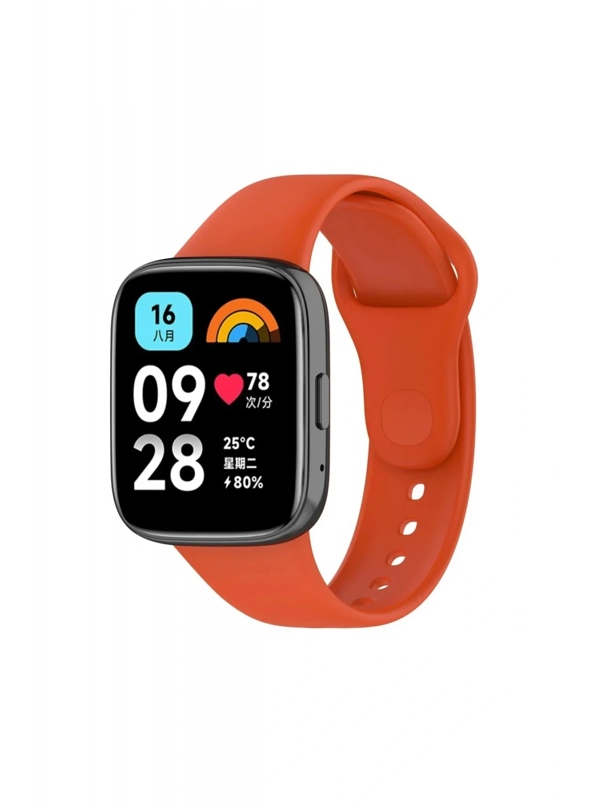Newface Xiaomi Redmi Watch 3 Active Klasik Kordon - Turuncu