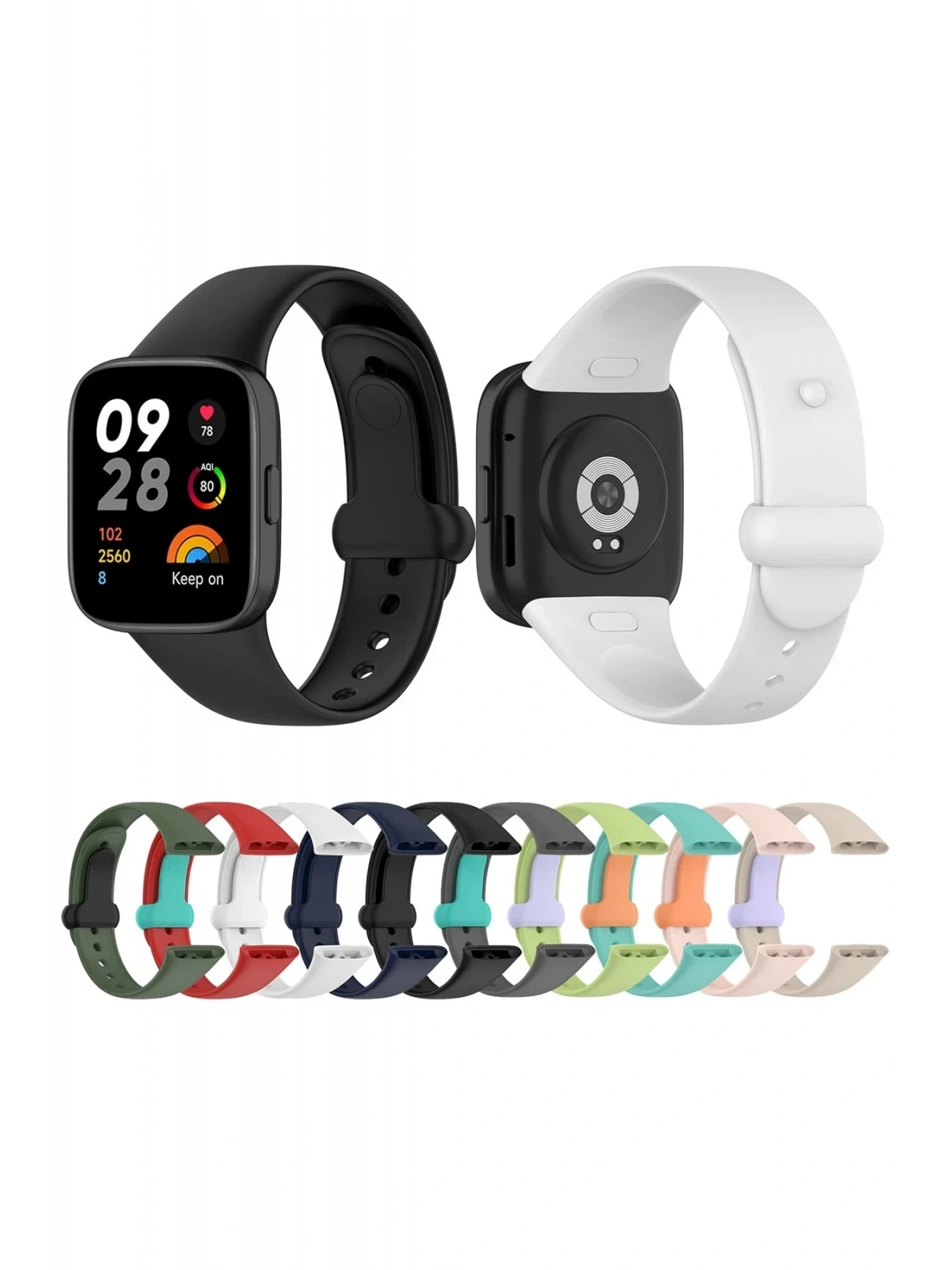 Newface Xiaomi Redmi Watch 3 Origin Silikon Kordon - Bej