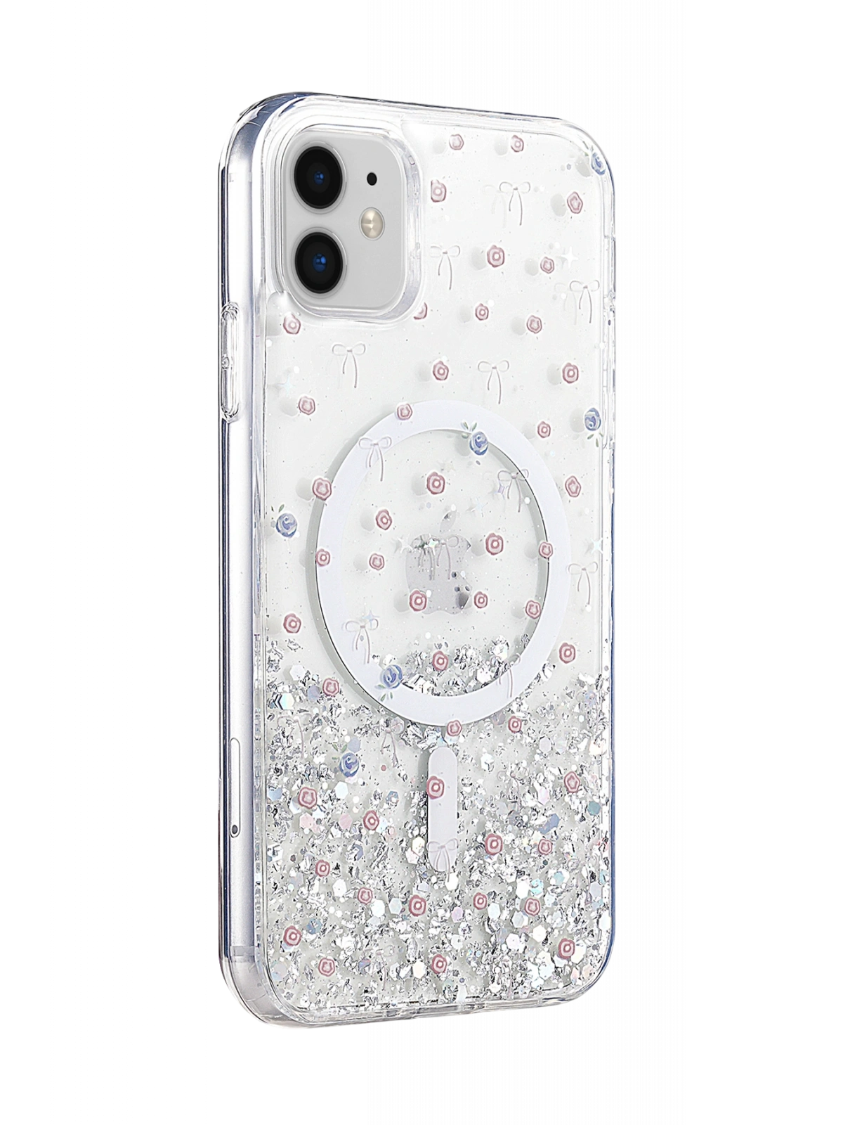 Onegif Apple iPhone 11 Misk Simli Magsafe Kapak - Desen 1