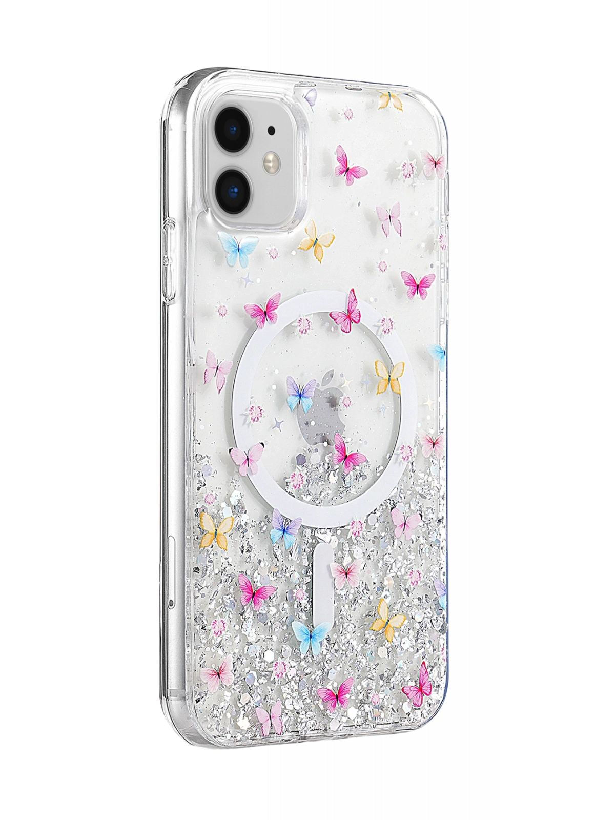 Onegif Apple iPhone 11 Misk Simli Magsafe Kapak - Desen 4