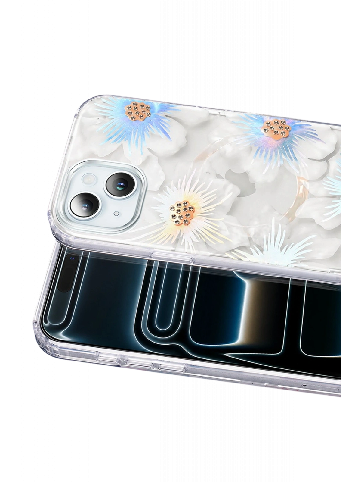 Onegif Apple iPhone 14 Desina Magsafe Kapak - Desen 2