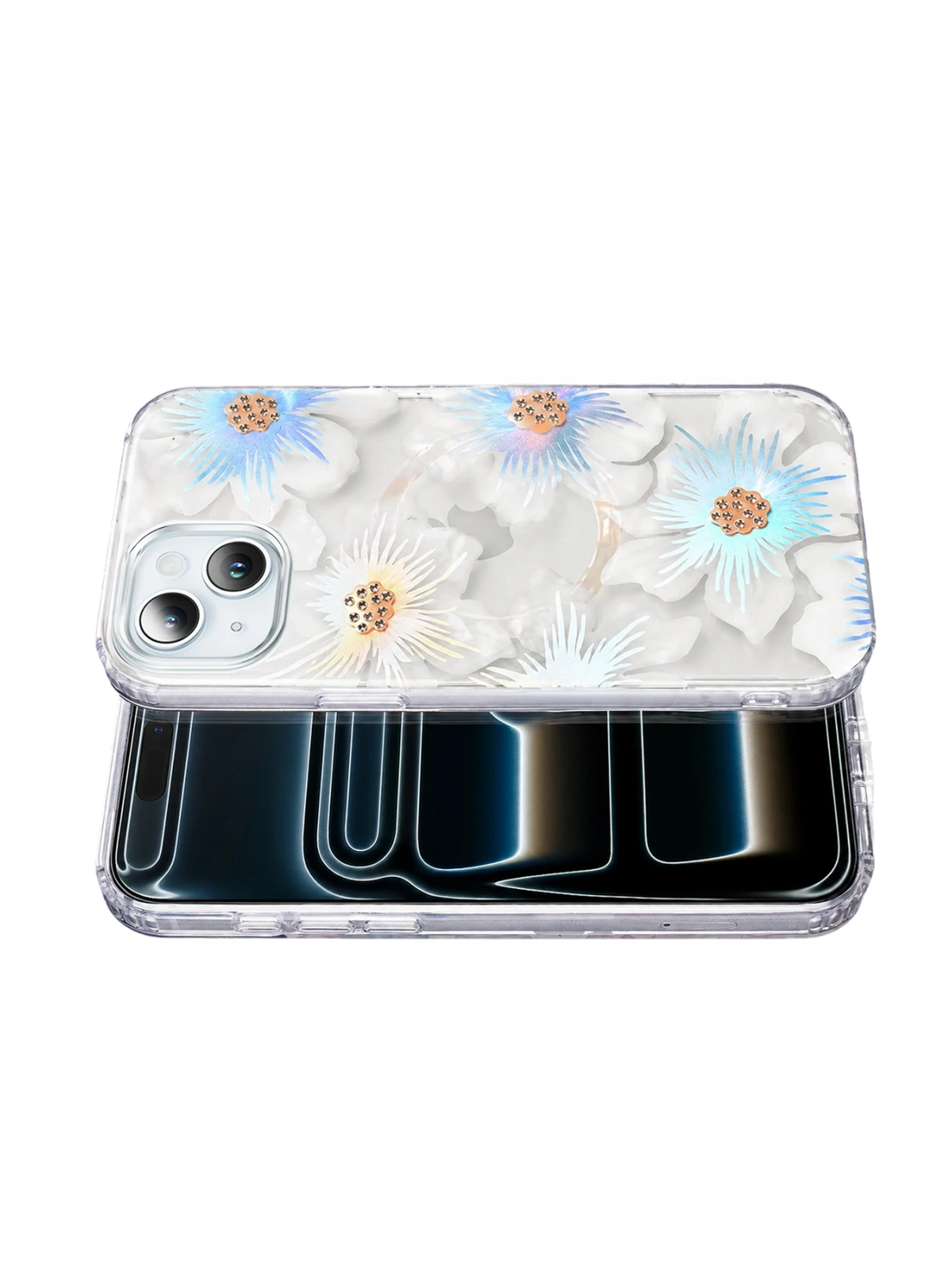 Onegif Apple iPhone 14 Desina Magsafe Kapak - Desen 2