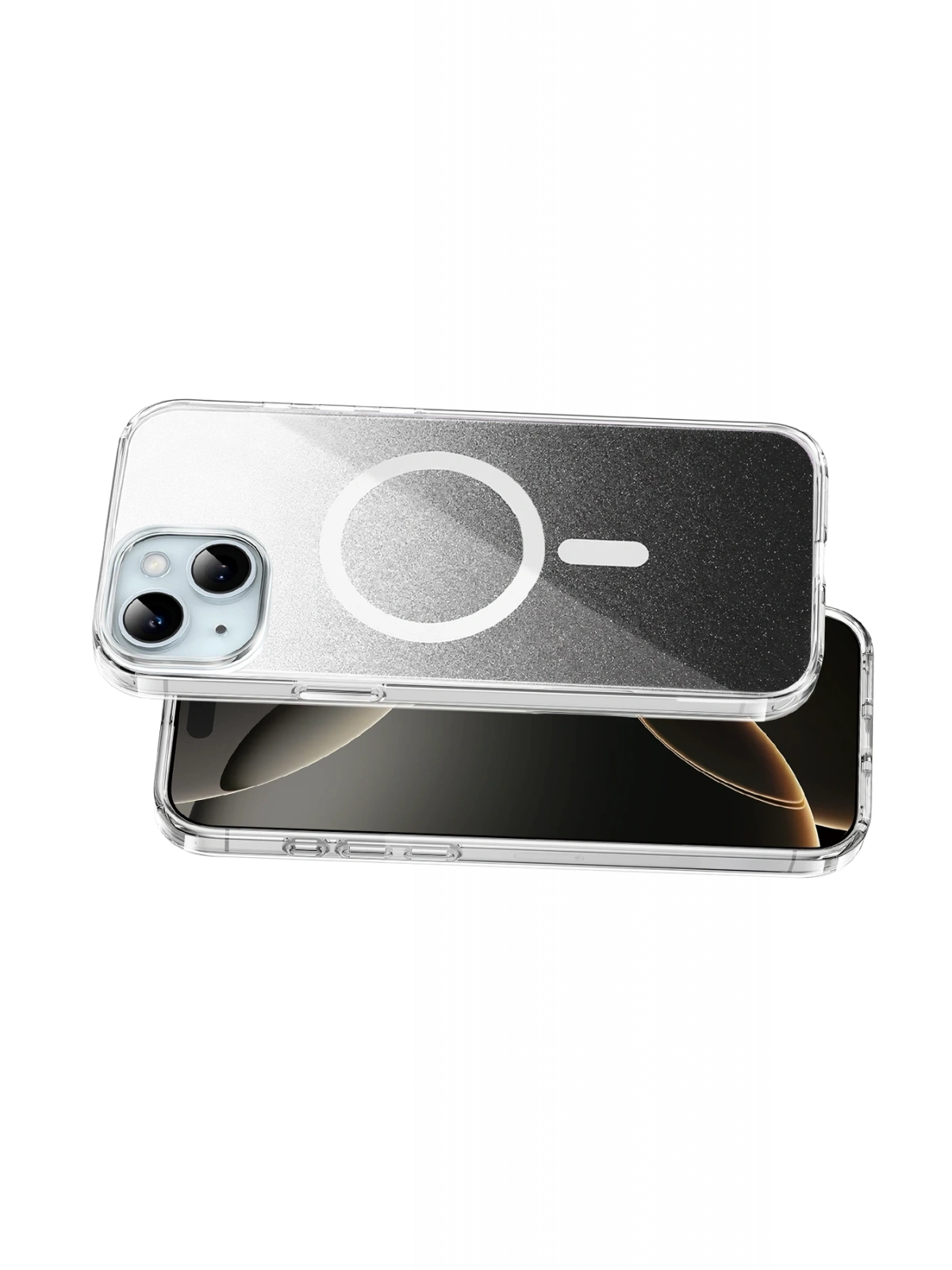 Onegif Apple iPhone 15 Sora Simli Magsafe Kapak - Siyah