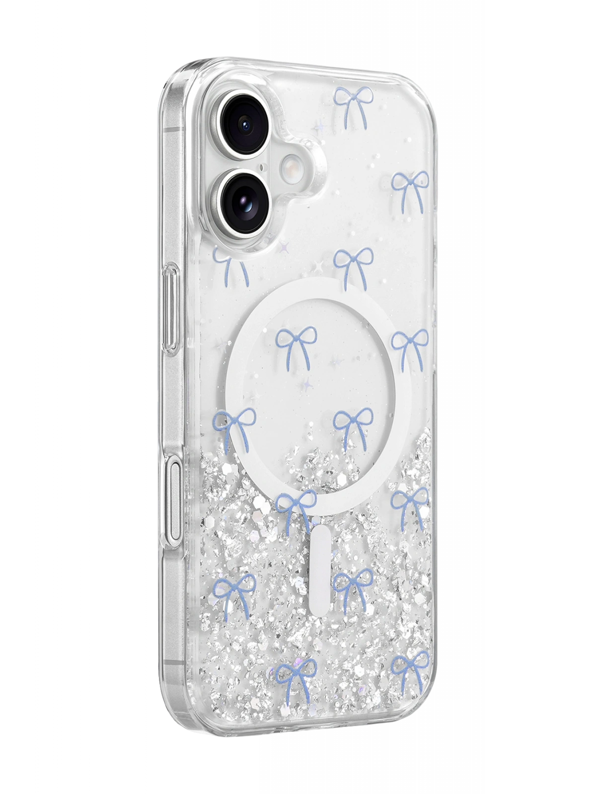 Onegif Apple iPhone 16 Misk Simli Magsafe Kapak - Desen 3