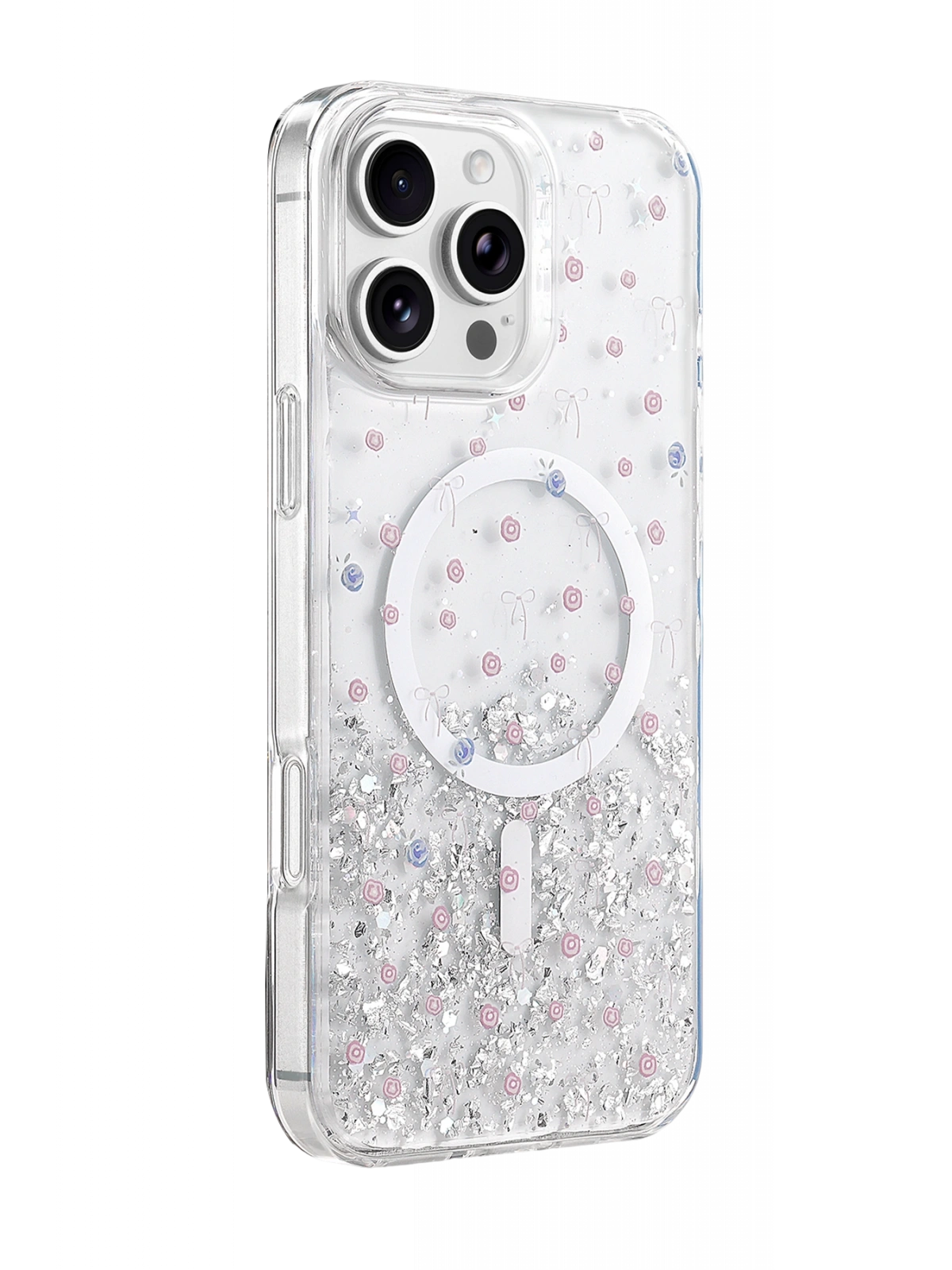Onegif Apple iPhone 16 Pro Max Misk Simli Magsafe Kapak - Desen 1