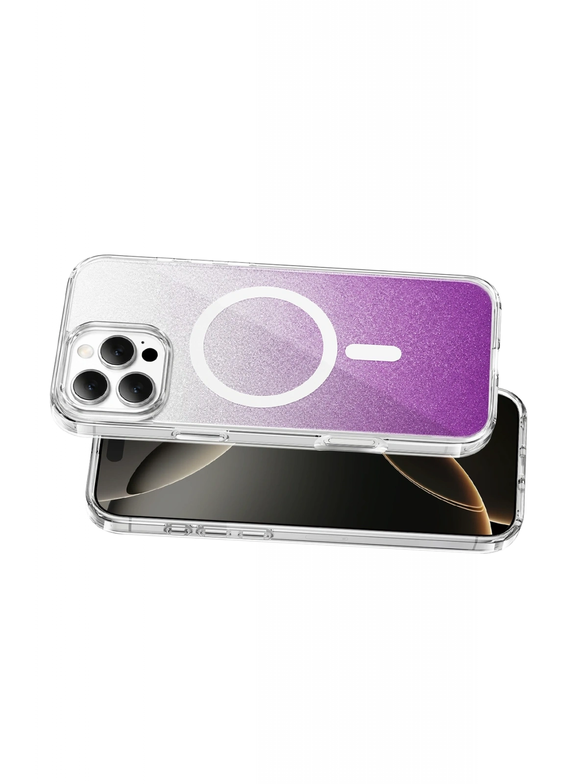 Onegif Apple iPhone 16 Pro Max Sora Simli Magsafe Kapak - Mor
