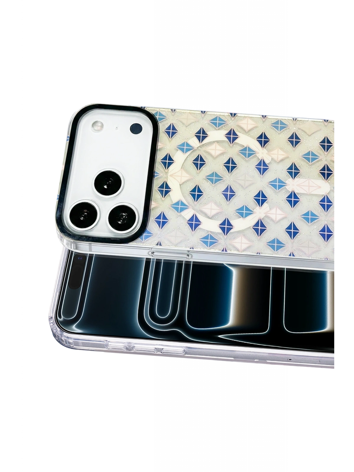 Onegif Apple iPhone 17 Pro Max Desina Magsafe Kapak - Desen 4
