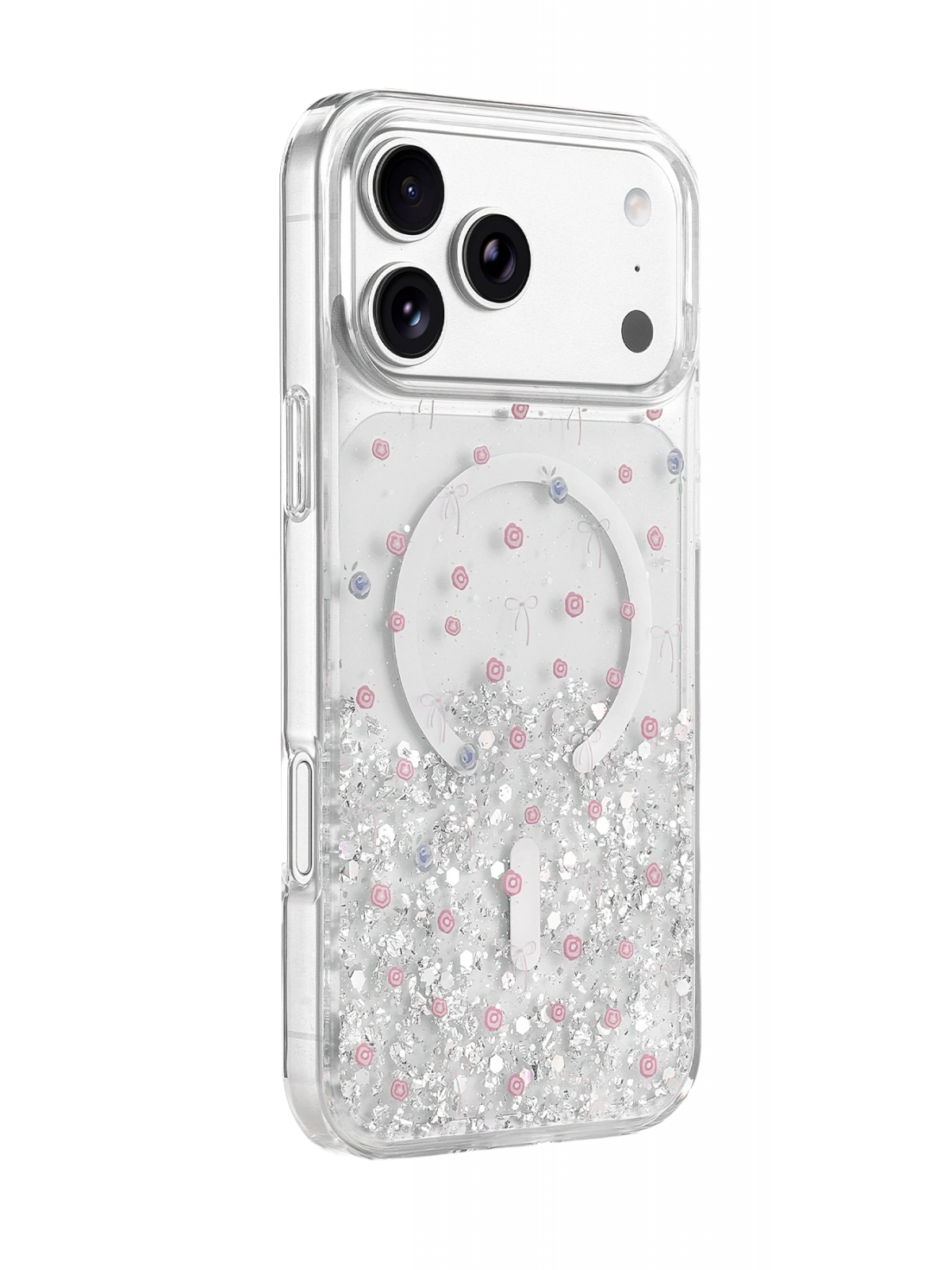 Onegif Apple iPhone 17 Pro Misk Simli Magsafe Kapak - Desen 1