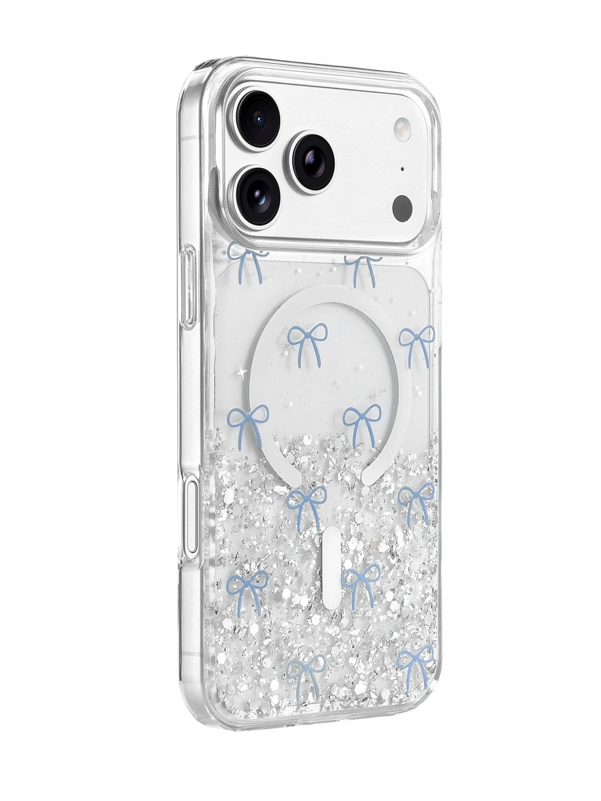Onegif Apple iPhone 17 Pro Misk Simli Magsafe Kapak - Desen 3