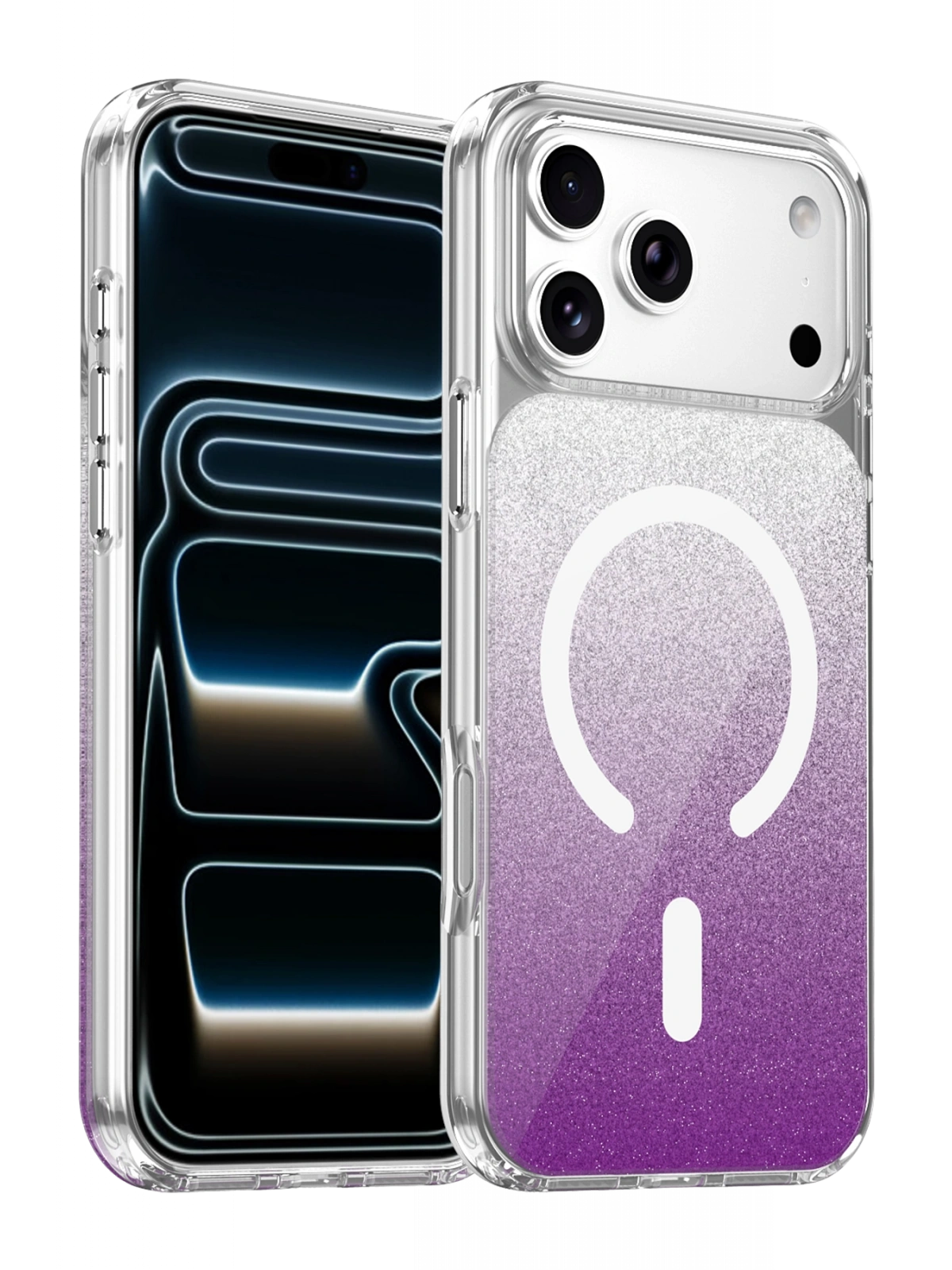 Onegif Apple iPhone 17 Pro Sora Simli Magsafe Kapak - Mor