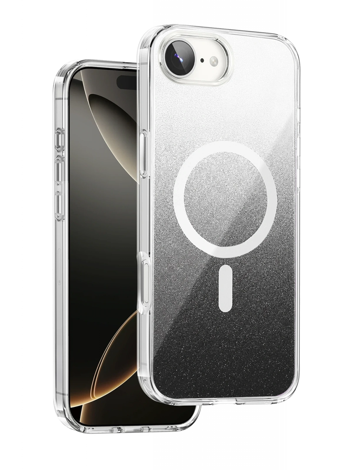 Onegif Apple iPhone 17E Sora Simli Magsafe Kapak - Siyah