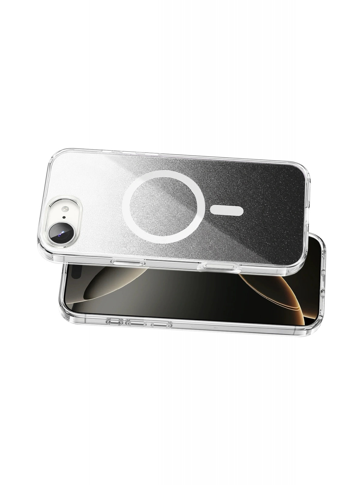 Onegif Apple iPhone 17E Sora Simli Magsafe Kapak - Siyah