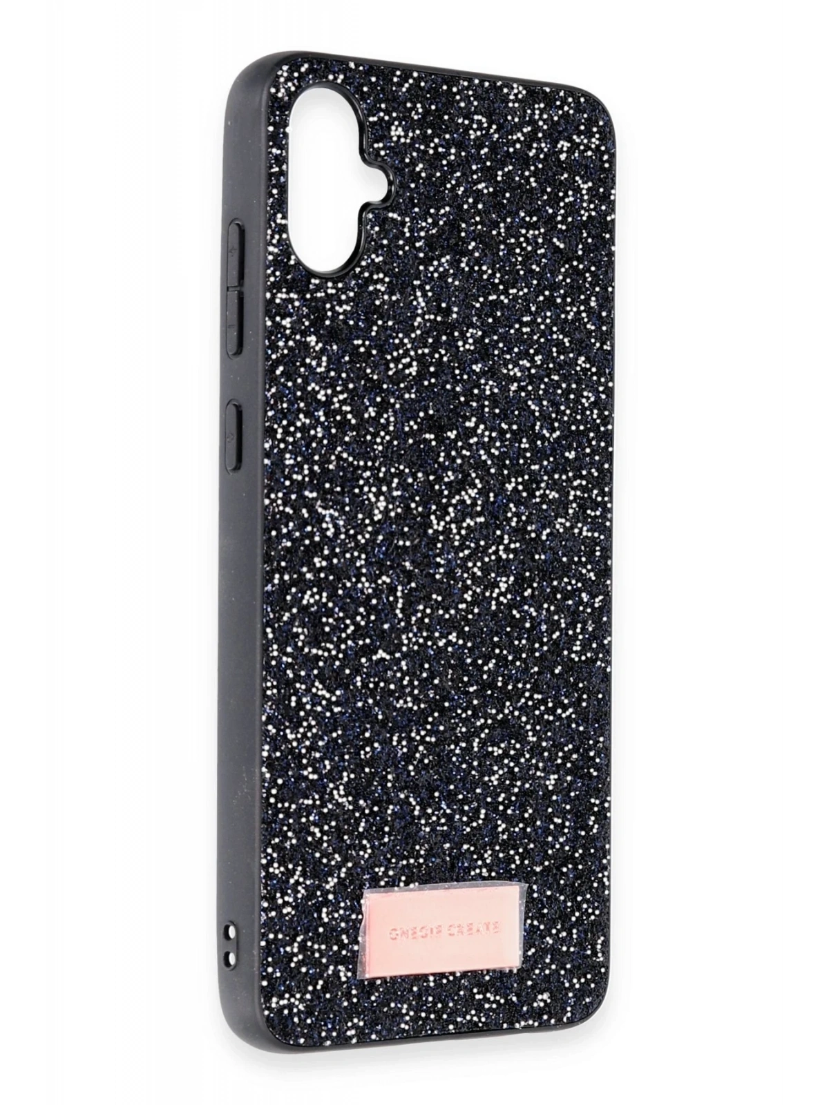 Onegif Samsung Galaxy A05 Bright Simli Kapak - Siyah