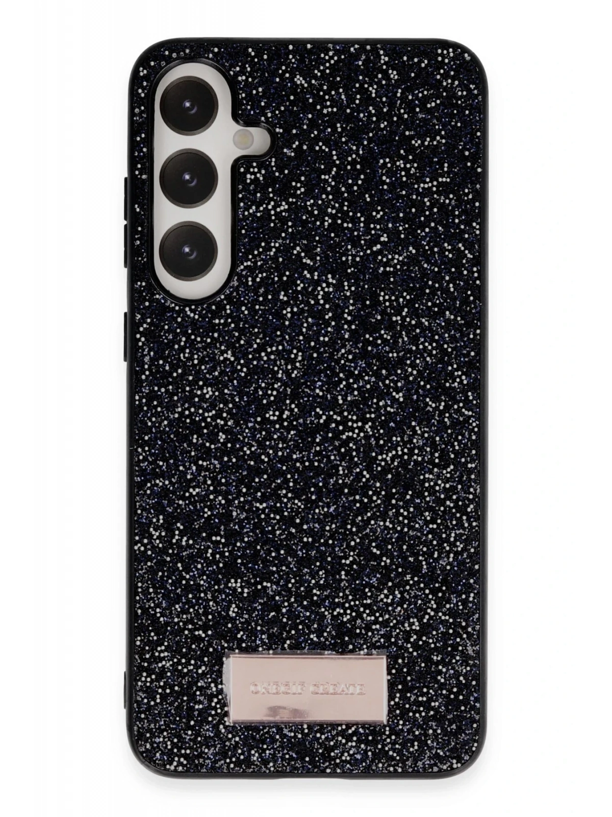 Onegif Samsung Galaxy A05S Bright Simli Kapak - Siyah