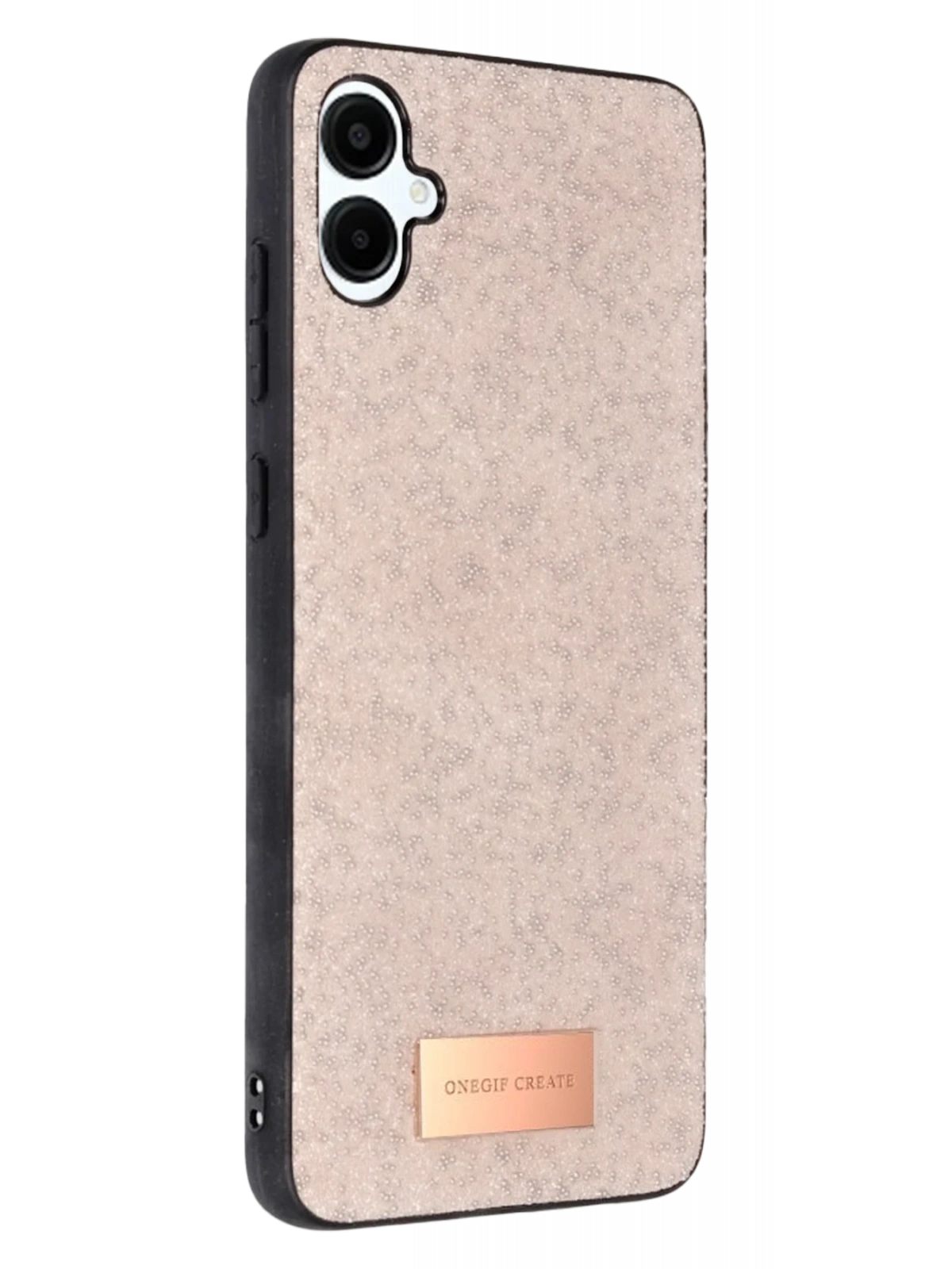 Onegif Samsung Galaxy A06 Bright Simli Kapak - Pembe