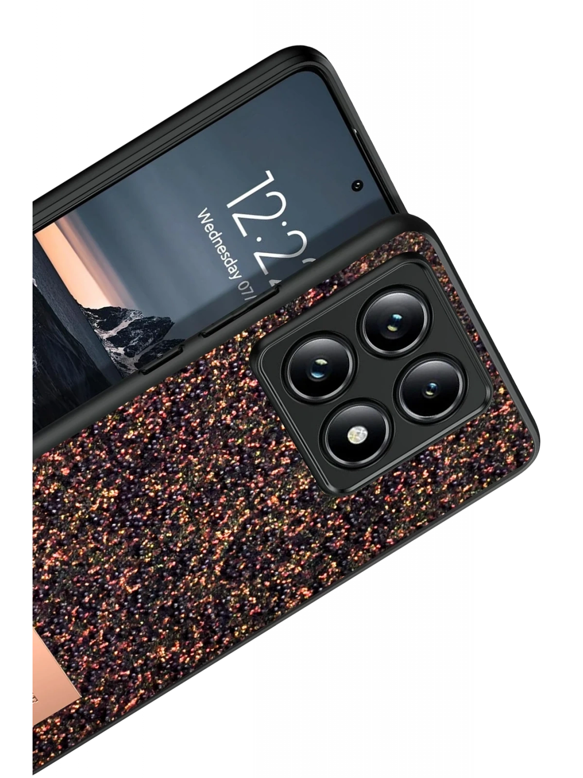Onegif Xiaomi Mi 14T Pro Bright Simli Kapak - Derin Mor