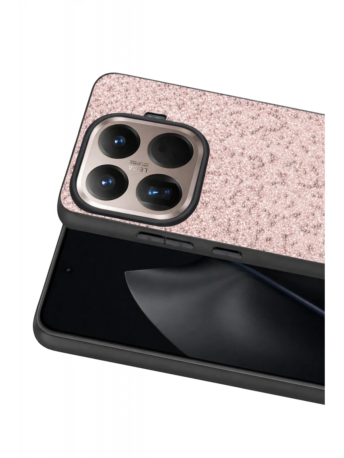 Onegif Xiaomi Mi 15T Pro Bright Simli Kapak - Pembe