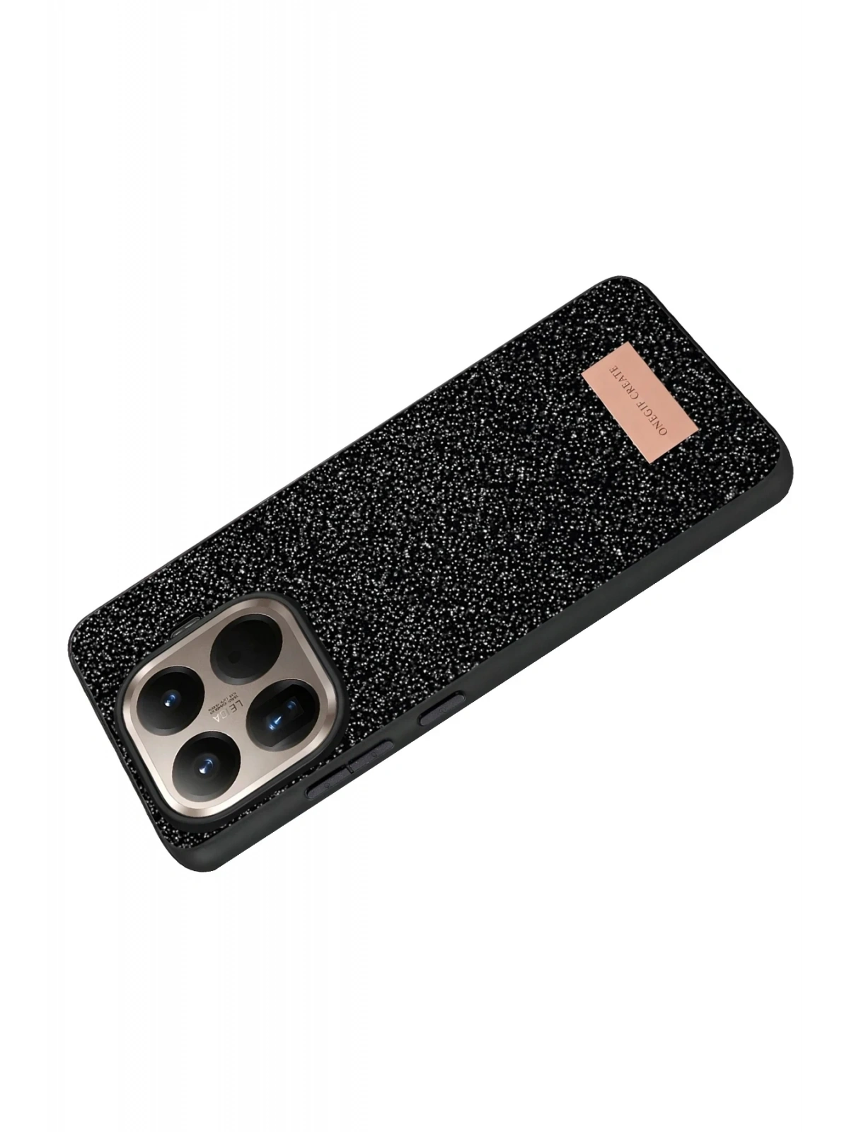 Onegif Xiaomi Mi 15T Pro Bright Simli Kapak - Siyah
