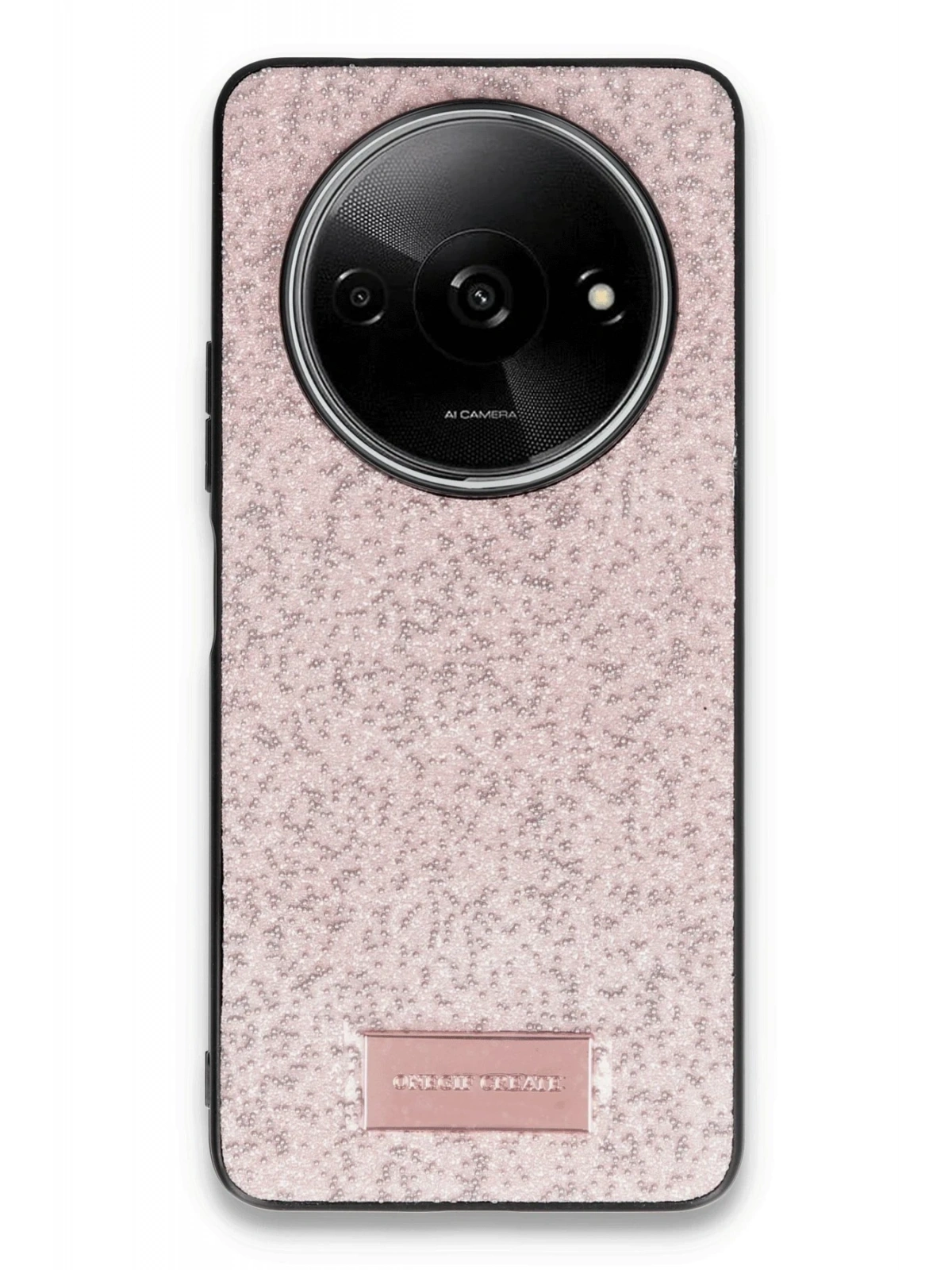 Onegif Xiaomi Redmi A3 4G Bright Simli Kapak - Pembe