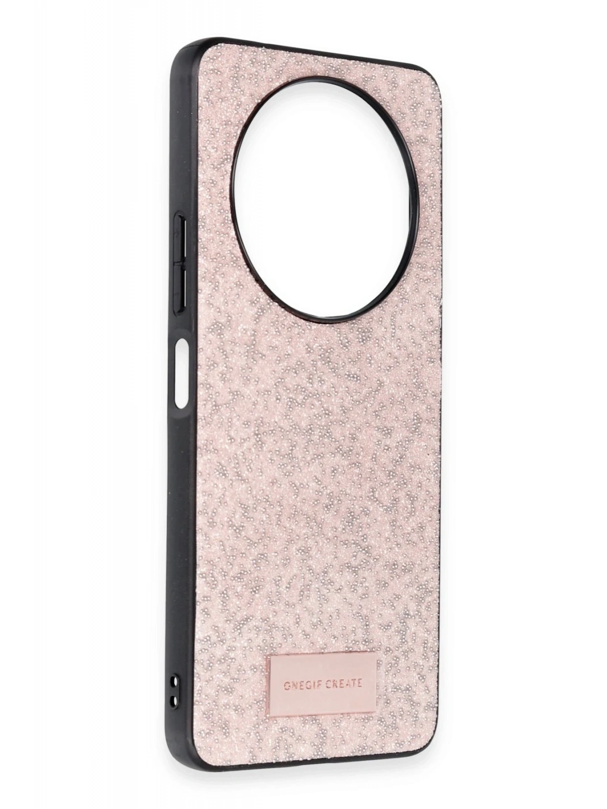 Onegif Xiaomi Redmi A3 4G Bright Simli Kapak - Pembe