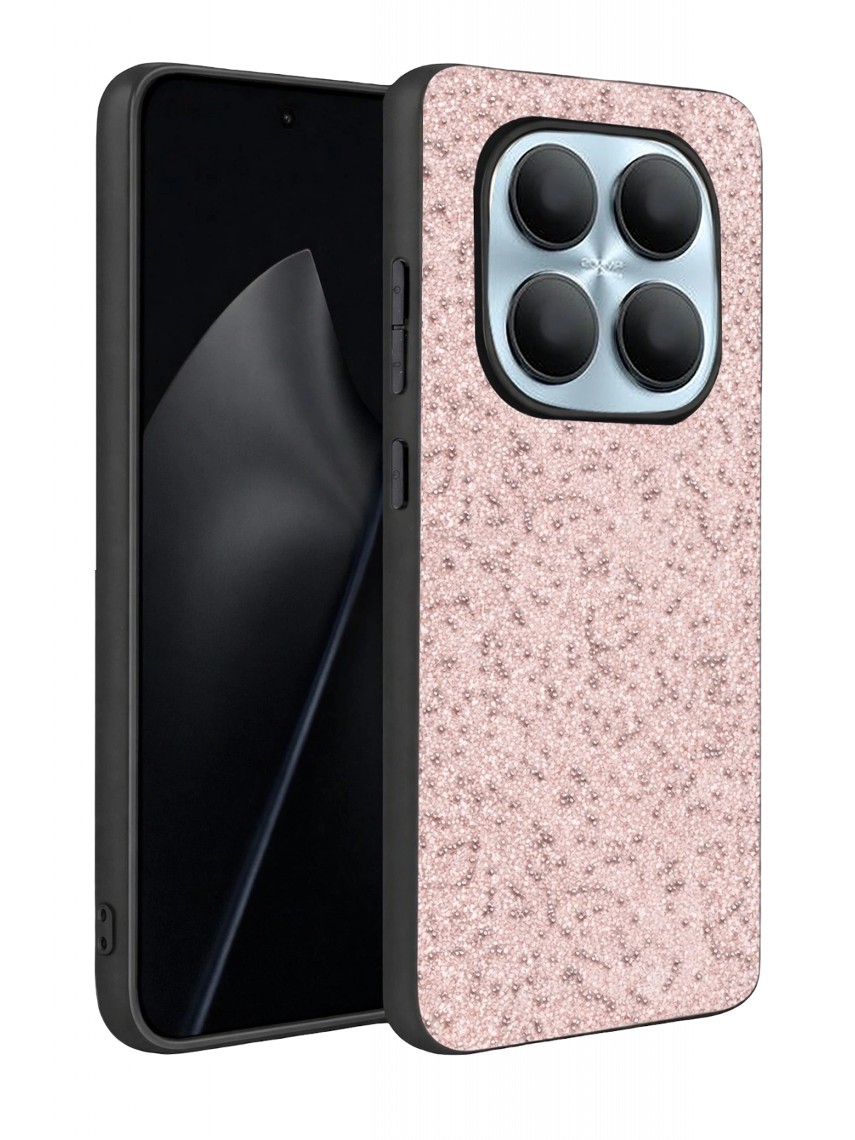 Onegif Xiaomi Redmi Note 15 4G Bright Simli Kapak - Pembe