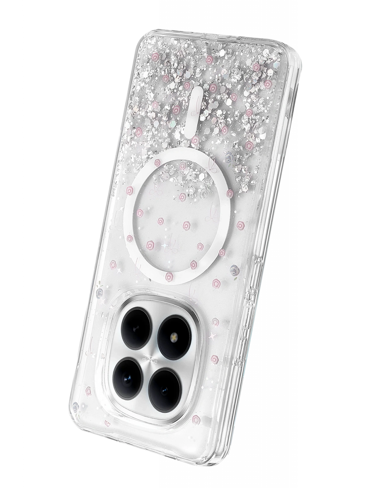 Onegif Xiaomi Redmi Note 15 Pro 5G Misk Simli Magsafe Kapak - Desen 1
