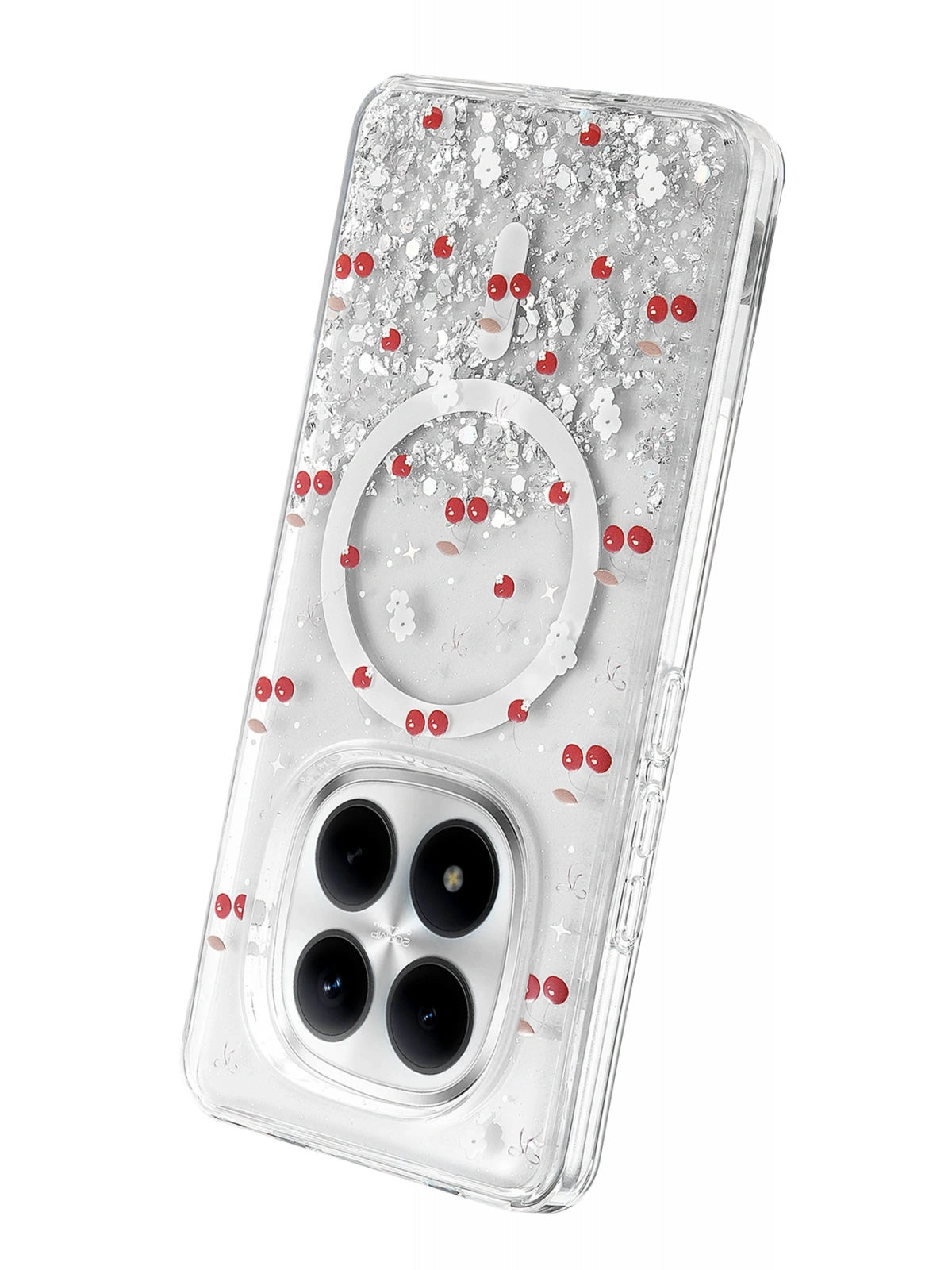 Onegif Xiaomi Redmi Note 15 Pro 5G Misk Simli Magsafe Kapak - Desen 5