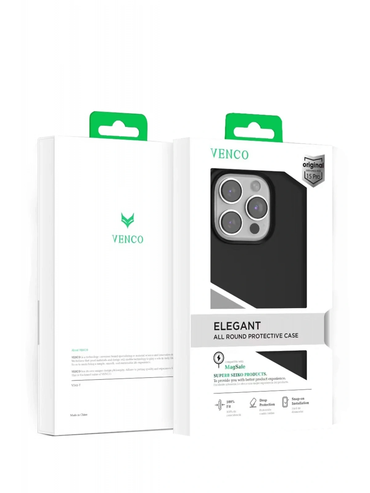 Venco Apple iPhone 15 Pro Max Home Magsafe Kapak - Siyah