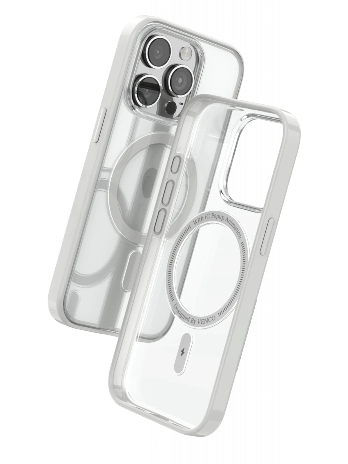 Venco Apple iPhone 15 Pro Max Joly Magsafe Kapak - Beyaz