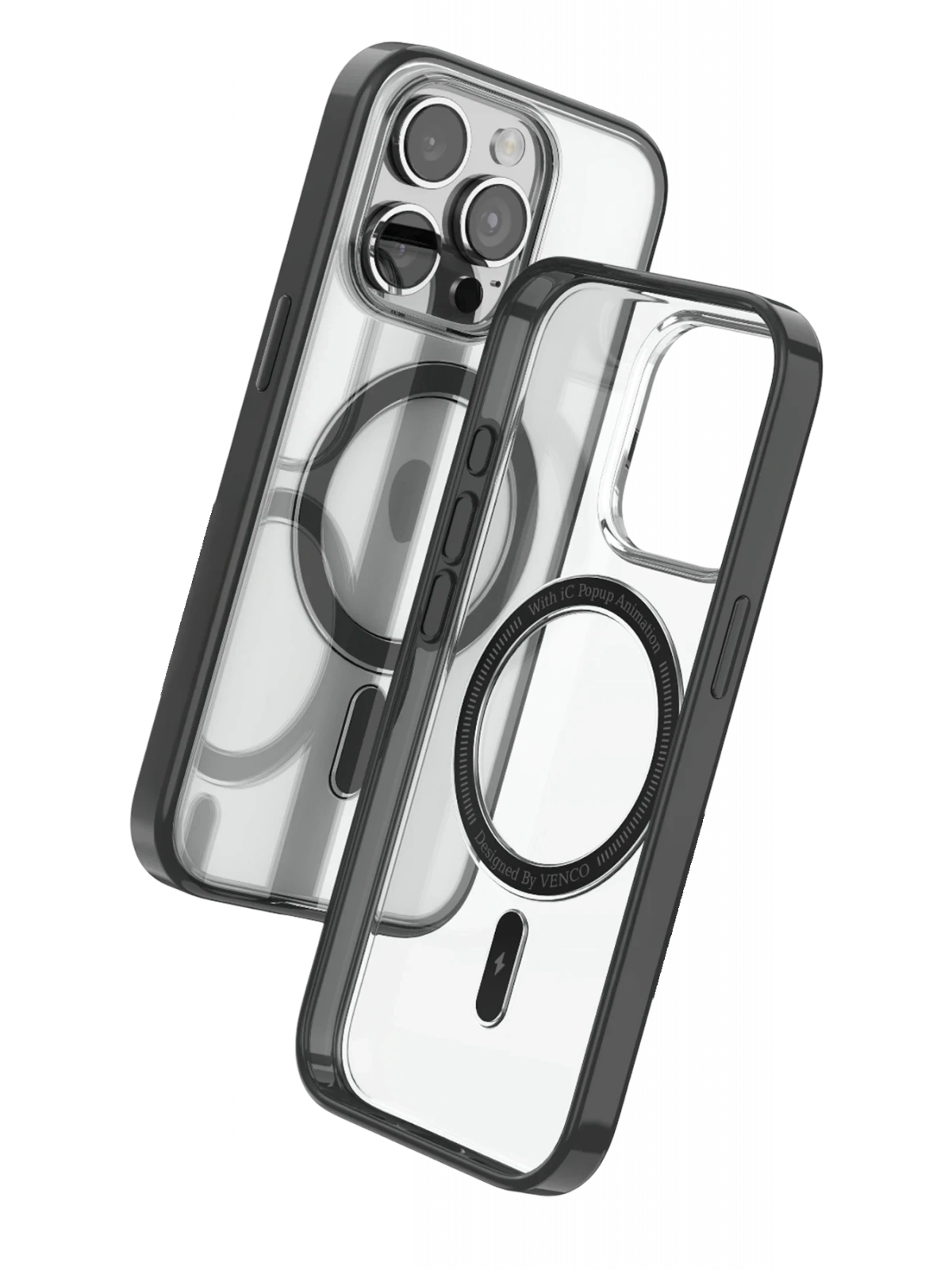 Venco Apple iPhone 15 Pro Max Joly Magsafe Kapak - Siyah