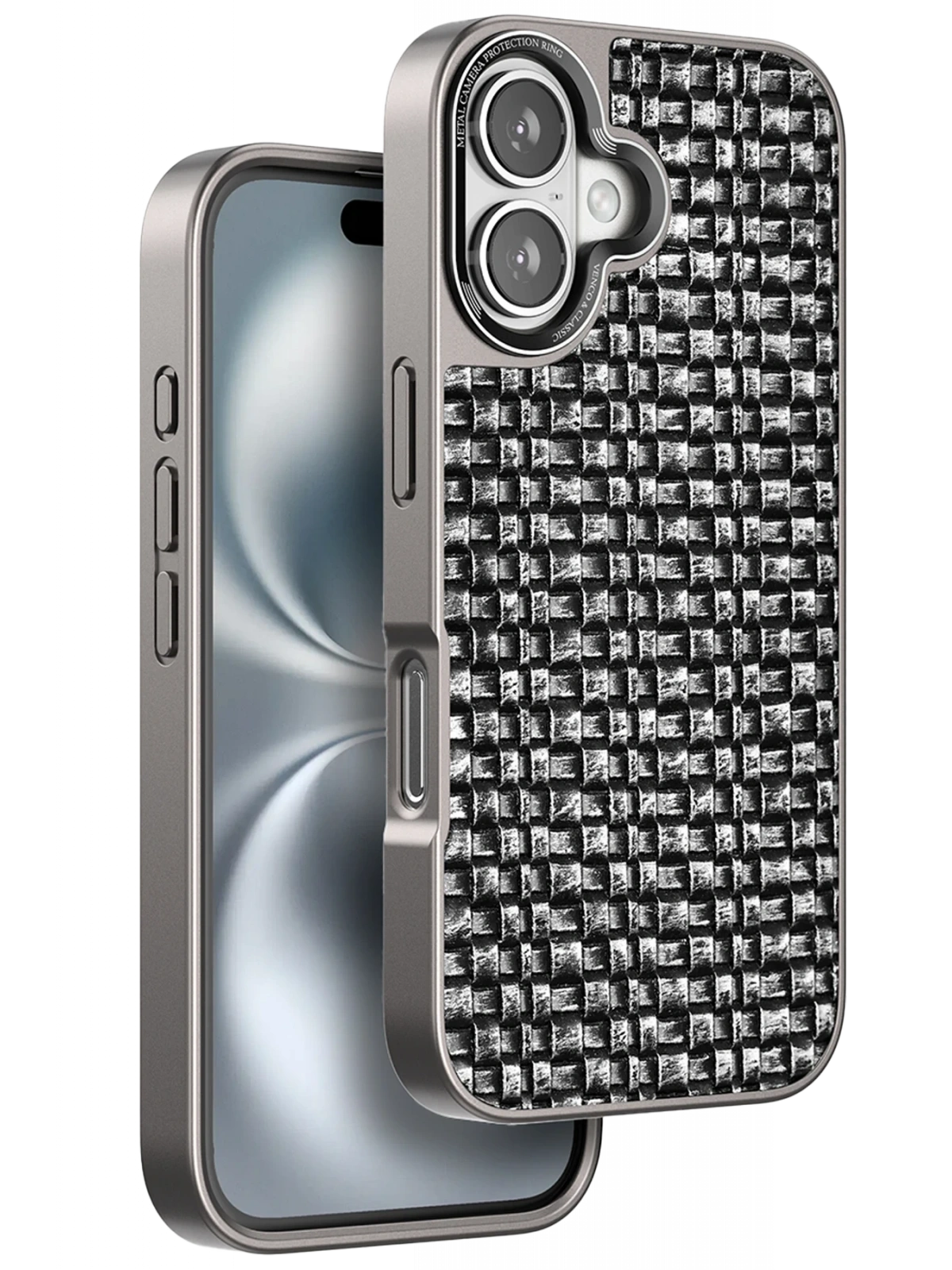 Venco Apple iPhone 16 Brand Kapak - Gümüş