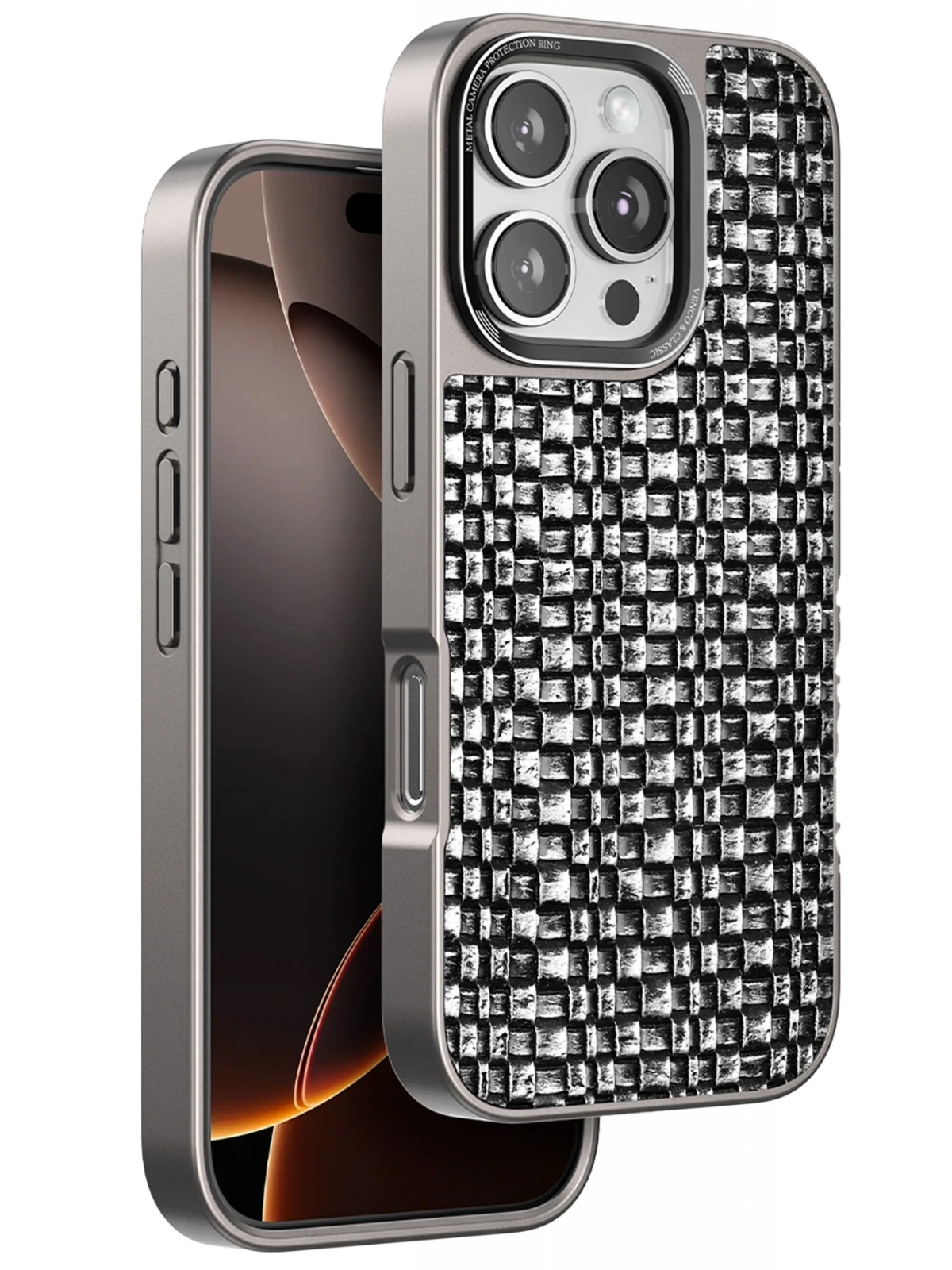 Venco Apple iPhone 16 Pro Brand Kapak - Gümüş