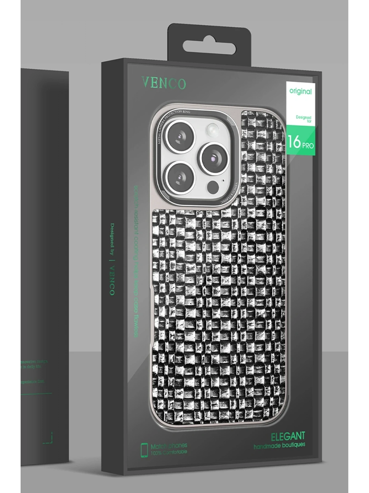 Venco Apple iPhone 16 Pro Brand Kapak - Gümüş
