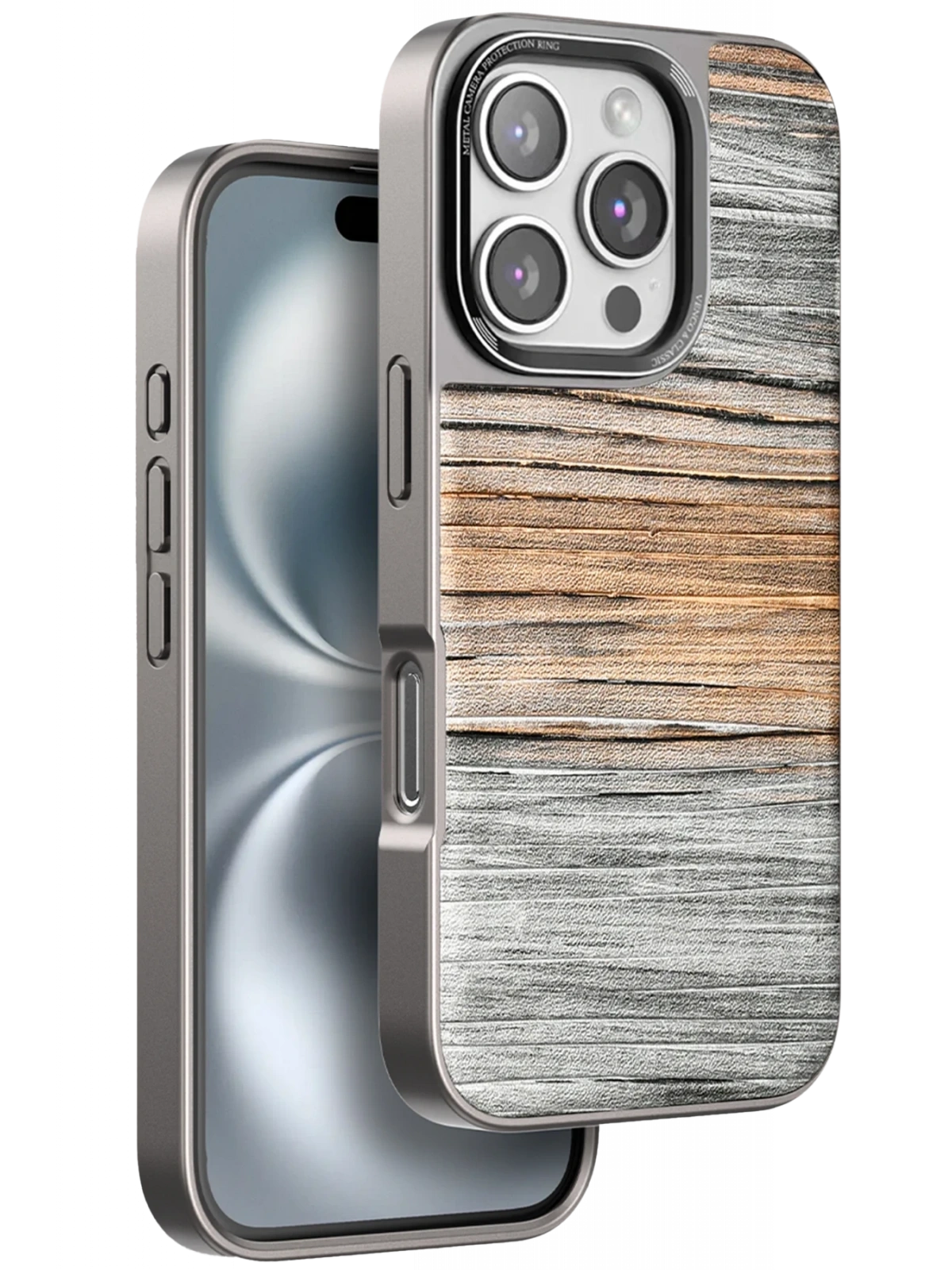 Venco Apple iPhone 16 Pro Max Wave Kapak - Sarı