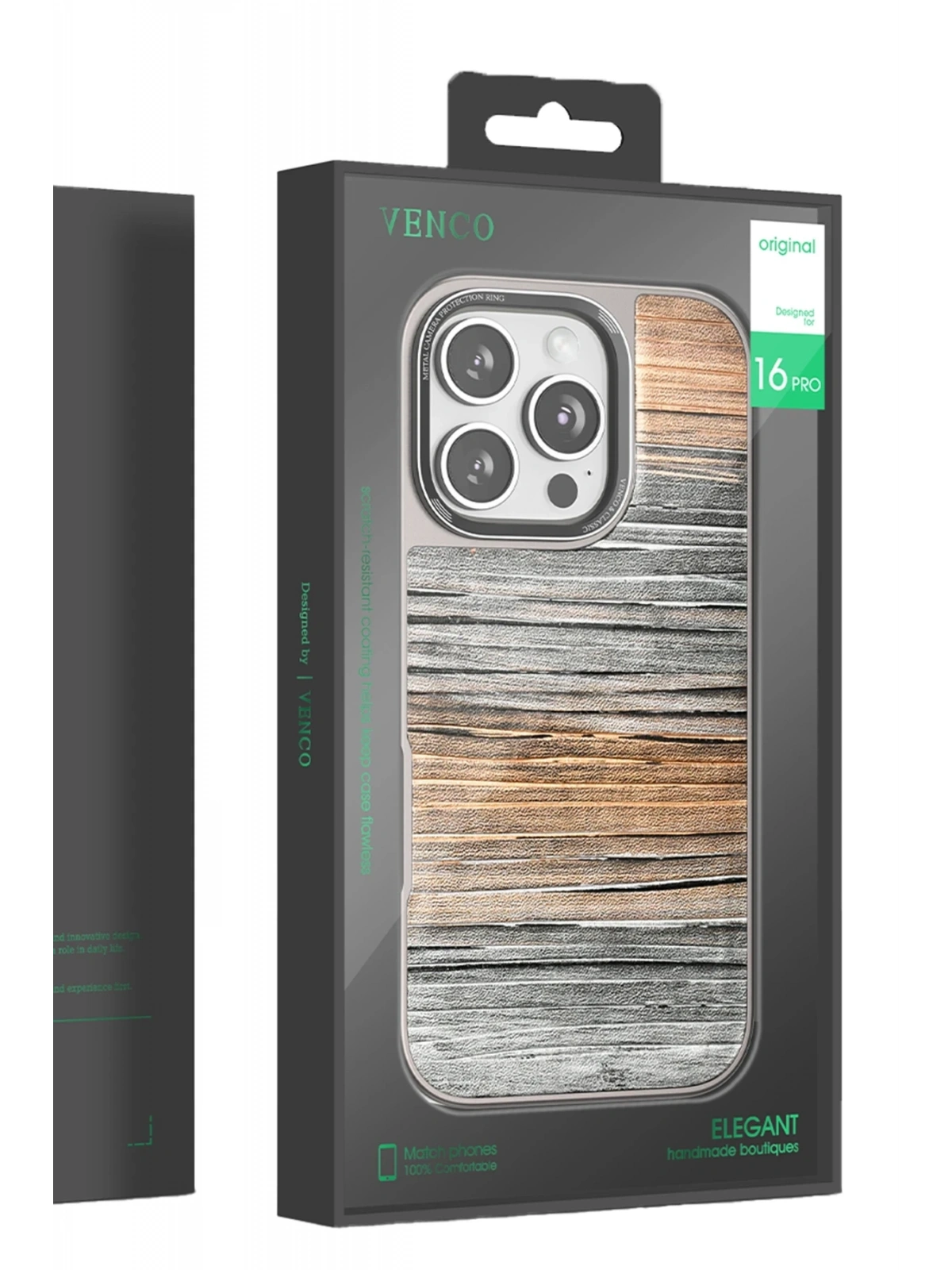 Venco Apple iPhone 16 Pro Max Wave Kapak - Sarı