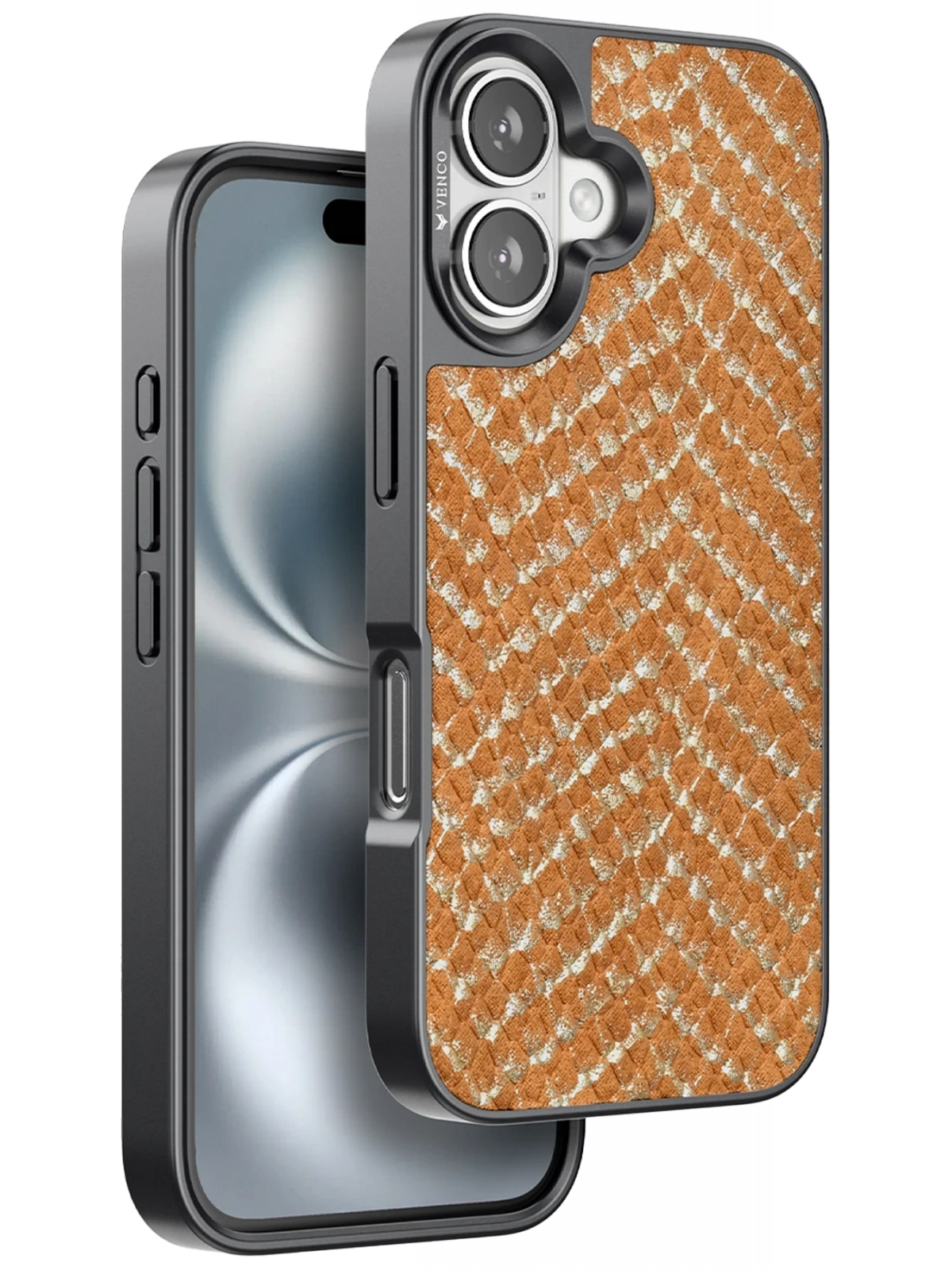 Venco Apple iPhone 16 Viper Kapak - Kahverengi