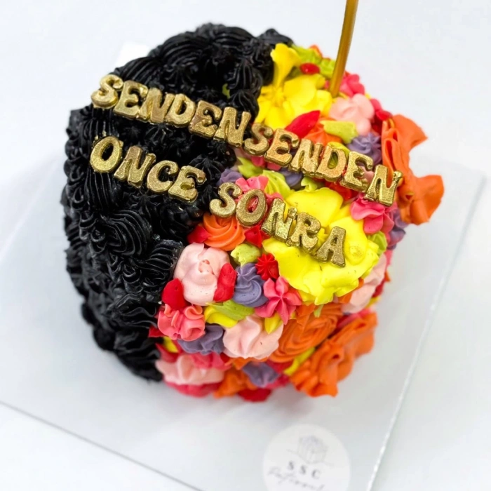 Senden Önce Senden Sonra Kişiye Özel Pasta - 6