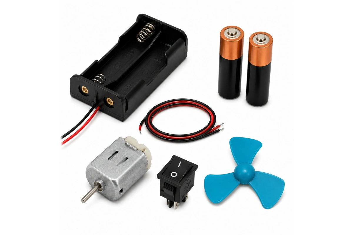 DC Motor ve Pervane Deney Seti