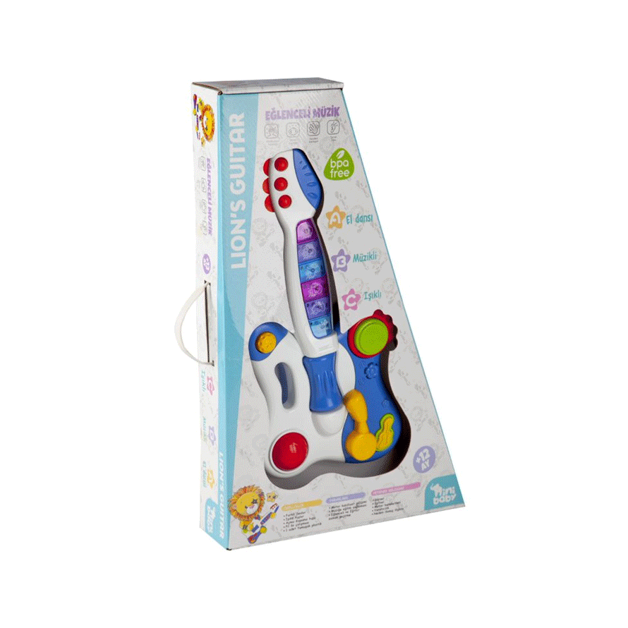 ER-206 Nini  Baby Gitar Lion  Işıklı Sesli  Müzikli