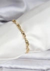 14K Gold Renk Kaplama Zincir Model CM Kadın Bileklik