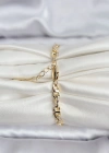 14K Gold Renk Kaplama Zincir Model CM Kadın Bileklik
