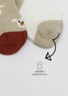 2Li Love Dog Penye Soket Çorap 10118 Bej