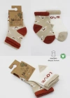 2Li Love Dog Penye Soket Çorap 10118 Bej
