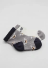 2Li Love Dog Penye Soket Çorap 10118 Gri
