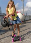 3 Tekerlekli Katlanabilir Işıklı Pembe Scooter