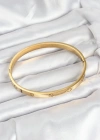 316L Çelik Gold Renk 65 mm Kadın Kelepçe Bileklik