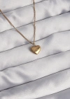 316L Çelik Gold Renk Kalp Model Love Kolye
