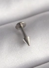 316L Çelik Gümüş Renk Çivi Model Piercing