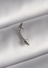 316L Çelik Gümüş Renk Çivi Model Piercing