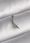 316L Çelik Gümüş Renk Çivi Model Piercing